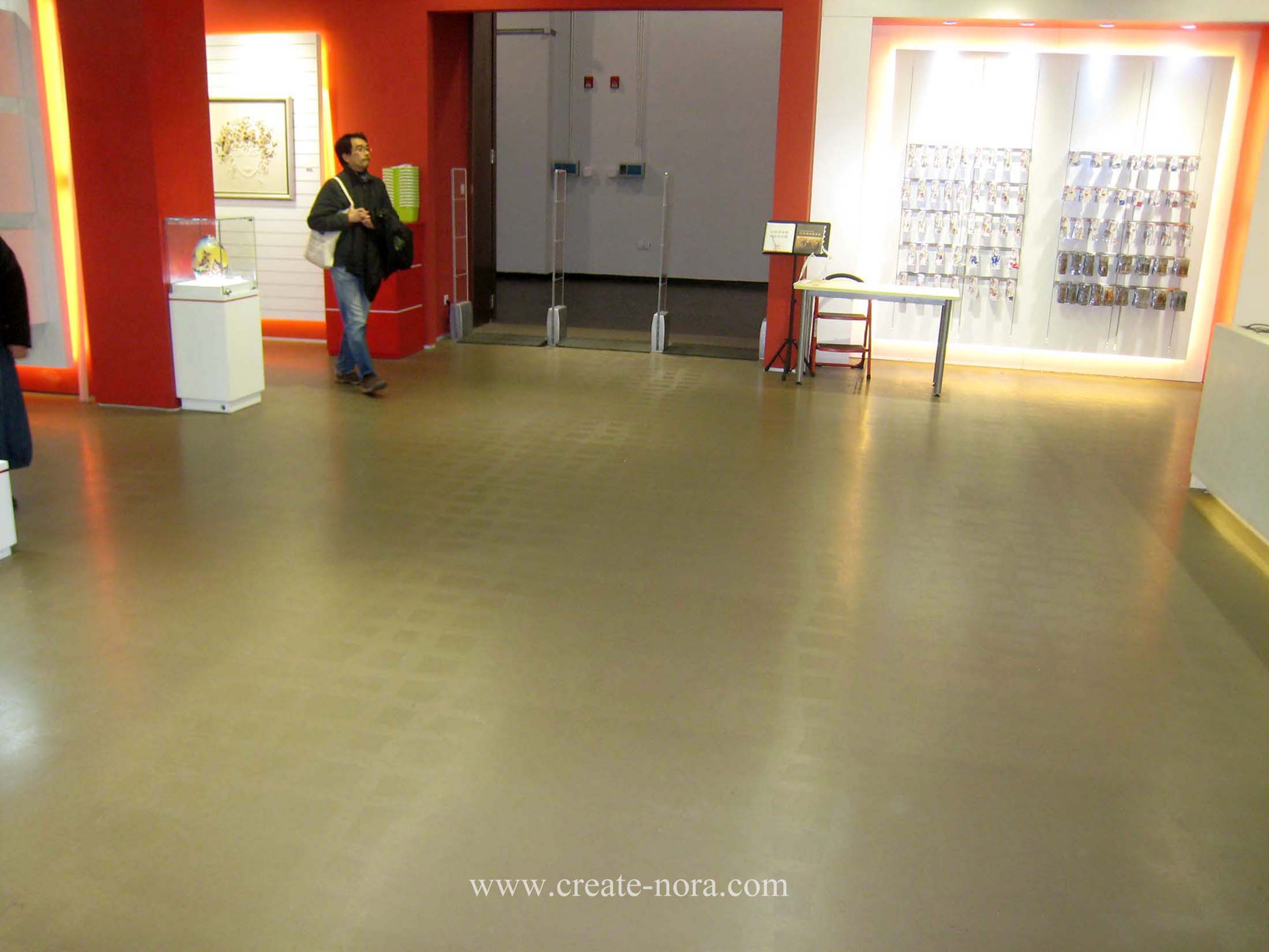 the photo of nora rubber flooring in Shanghai Art Museum 6